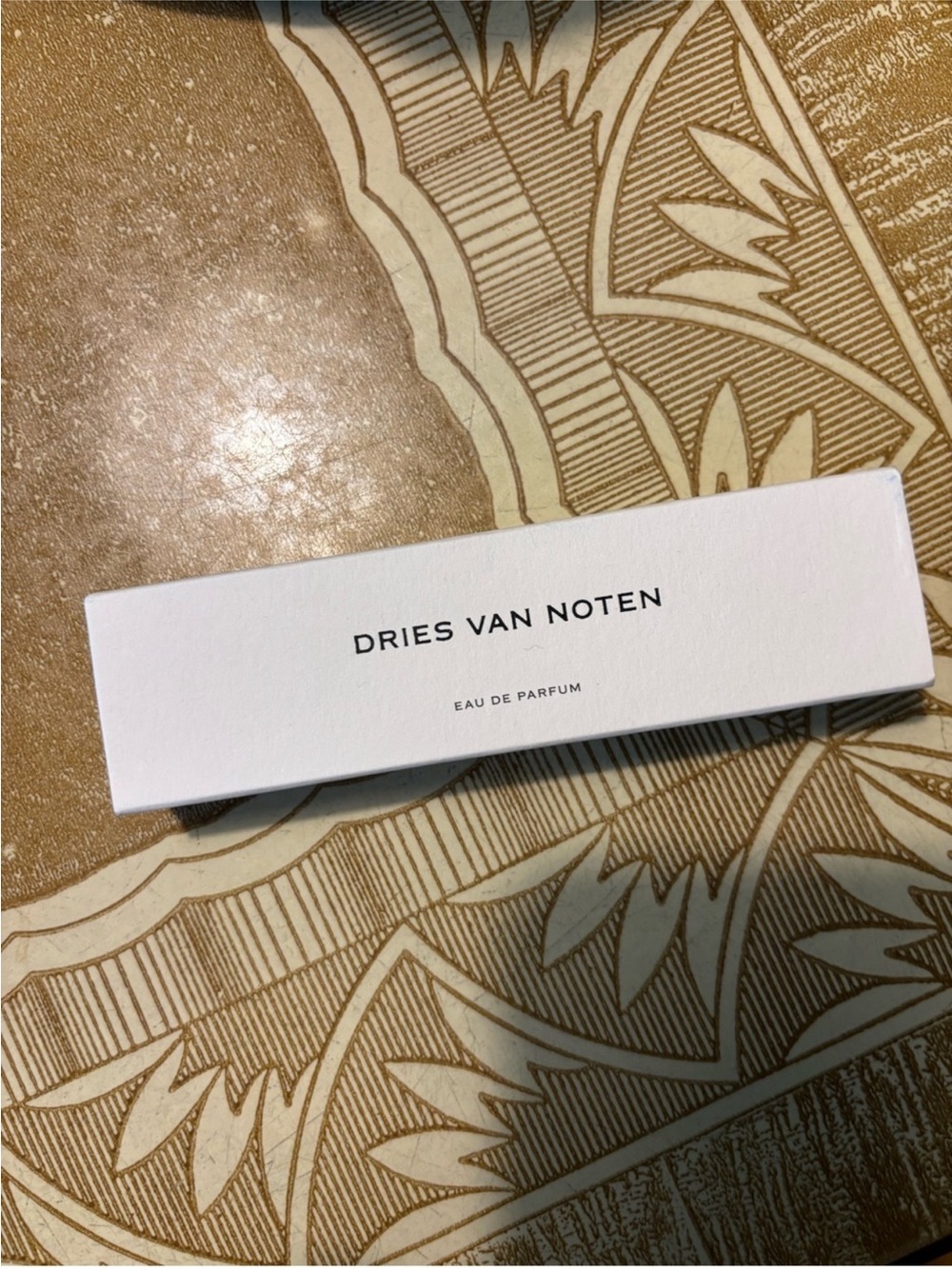 Dries Van Noten White and Black Minimalist Perfume Box